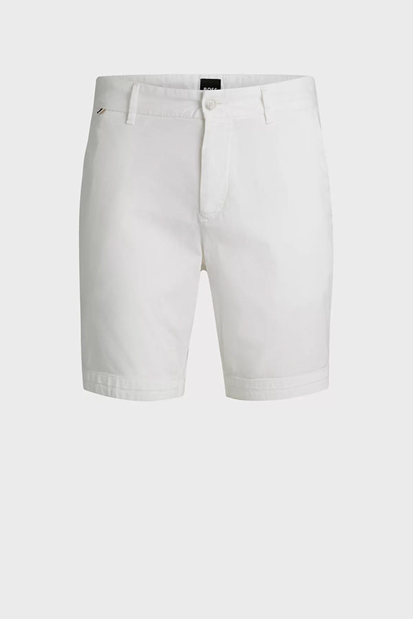 ΑΝΔΡΙΚΗ ΒΕΡΜΟΥΔΑ BOSS - 100 ΛΕΥΚΟ